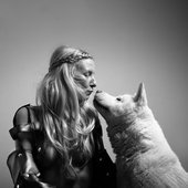 Ionnalee and her dog