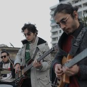 Ahmedowsky Trio during the Zion hostel concert (2018)