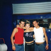 Kim with Giorgio & Paolo (Barcellona) -2000-