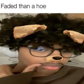 Faded than a hoe