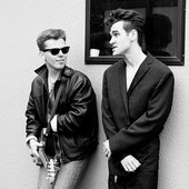 Andy Rourke and Morrissey