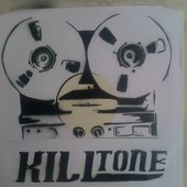 Inner sleeve stencil from the first aXXo single on Killtone (KILL001)