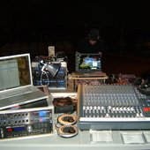 Setup for Sons of Hermann Show