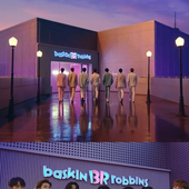 Baskin Robbins BTS promotional poster