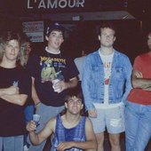 4/5 of Cs with Carnivore guitarist Marc Piovanetti 