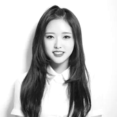 ++ olivia hye from loona b&w