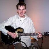 Chris and the trademark MoU Ibanez acoustic electric