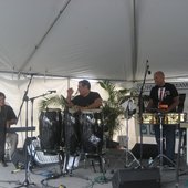 Sammy Figueroa live @ DWNTOWN Miami Concert series launching at Book Fair 20081114