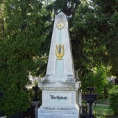 Beethoven's grave at Vienna Zentralfriedhof