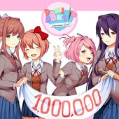 1 million downloads of DDLC