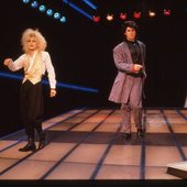 T.X.T. performing at an italian music event (1985)