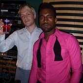 Kanye West and Mr Hudson