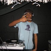 Old picture of Donald Glover when he went by mc DJ.