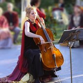 Loren playing cello
