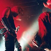 Keep of Kalessin around 2003: Obidian C guitars, Frost drums, Attila vocals