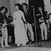 Phương Tâm performing with the Khanh Bang band (Saigon, 1965)