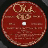 Okeh #8305 ''Sloppy'' Henry - Bob Haired Woman Blues E-V+.jpg