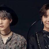 J-hope and SUGA