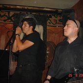 Tocando en el Café Bizarro