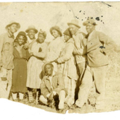 Informal photograph of Dixie Jubilee Singers on location in Arkansas