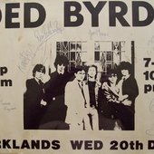 Ded Byrds gig poster