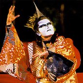 Demon Kogure (aka Kogure Denemon) as the Light side of Dracula in 'Dracula: a Kabuki and Rock Opera' in 1994