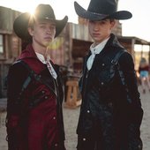 Cash & Maverick Space Cowboy Photoshoot