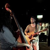 Stuart O'Connor with Riad on Bass (Credit: Rob Mchale)