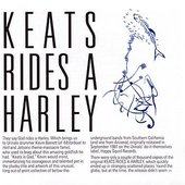 Keats Rides A Harley