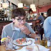 John Goodbyetheband Consuming "Bruschetta"