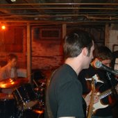 Basement Party with moustache