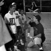 Up Front at Scratch's ramp jam, Summer 1989