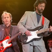 Eric-Clapton-and-Mark-Knopfler-at-the-Nelson-Mandela-Concert-1988-Posters