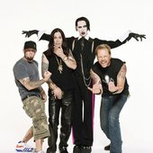 Fred Durst of Limp Bizkit , Ozzy Osbourne of Black Sabbath , Marilyn Manson and James Hetfield of Metallica