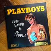 Original LP cover – Playboys: Chet Baker & Art Pepper