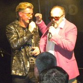 Hubert Kah mit Markus ( NDW Party 2011 ) 