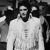 Elvis just before his opening night - August 10, 1970