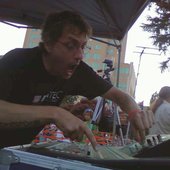 Mixing at concert in the park