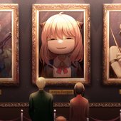 Yor Briar Forger, Anya Forger and Loid Forger, Museum paintings