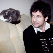 Mike Noga (and a cat) in 2010