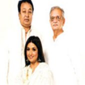 Bhupinder with Gulzar