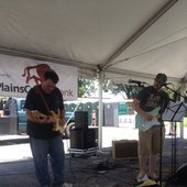 Mark Stowe and Robbie Greene at the Parker County Peach Festival July 11, 2015