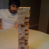 Jenga with Michael J. Fox
