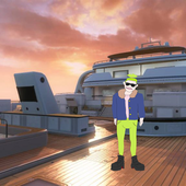 MARSHALL BEATS CUH on his private yacht.