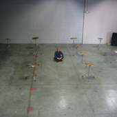 16 suspended cymbals (with the composer)