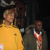 DJ Tone B. Nimble (left) MC capital D (right)