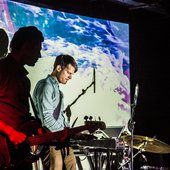 Tycho performing in The Stiff Kitten, Belfast