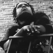 Incidents posing for his single cover "Ghetto Heaven / West Coast" in 1995.