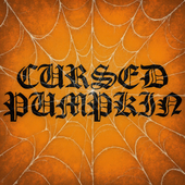 Cursed Pumpkin Cobweb Logo