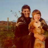 Aphex Twin/Richard (right) with his father (left)